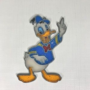 Vintage Disney Makit & Bakit Donald Duck Stained Glass Sun Catcher Ornament